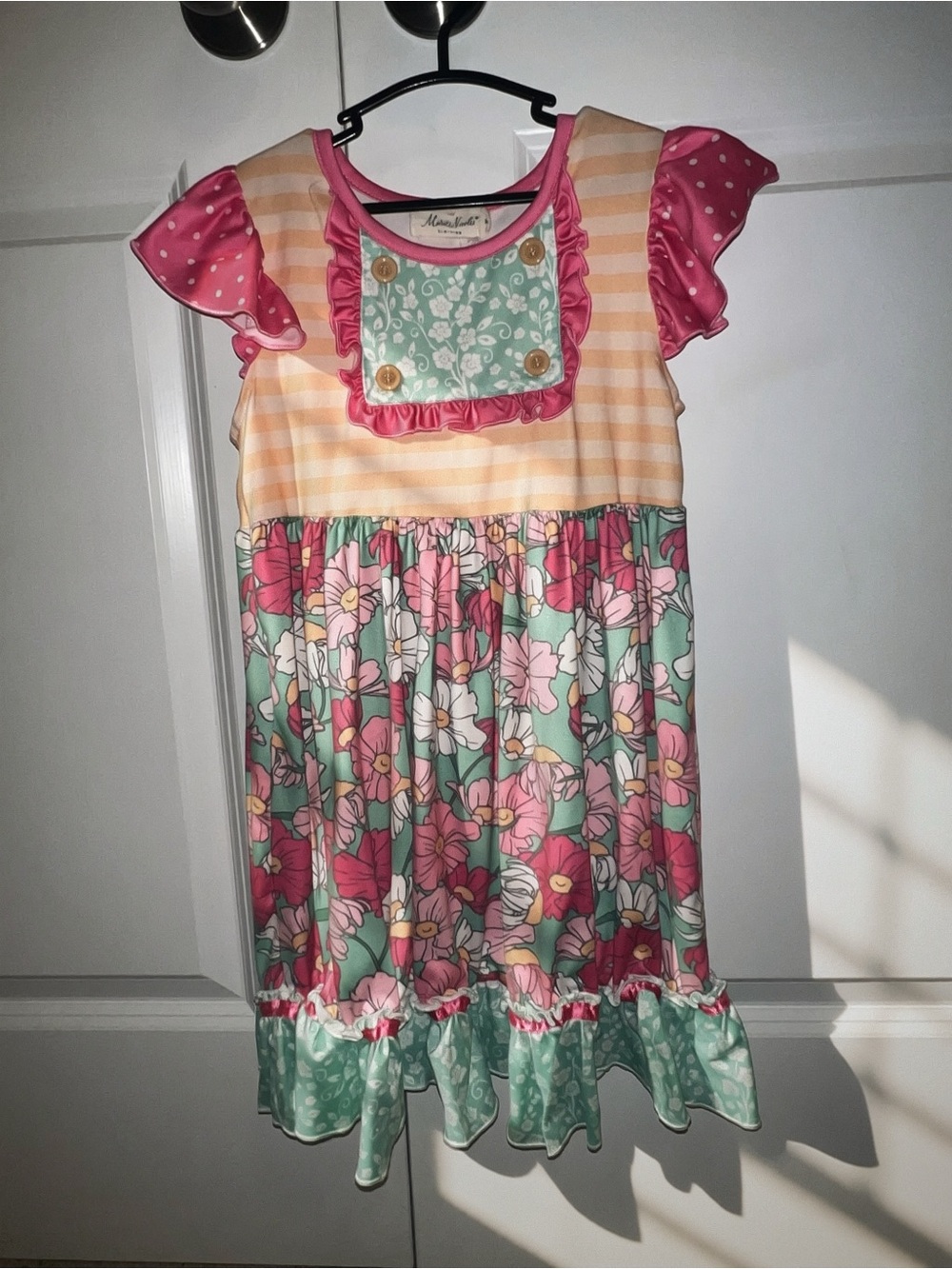 Matilda Jane Pink & Mint Floral Girls' Dress